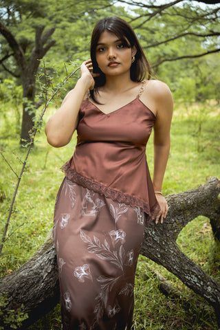 Mocha Cami Top