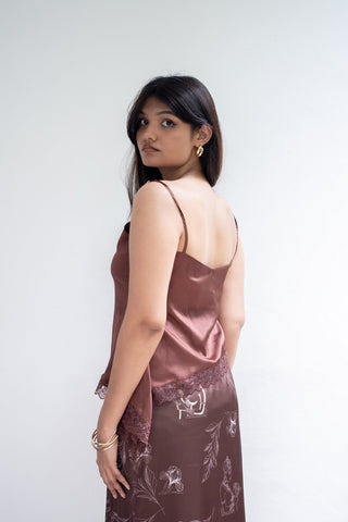 Mocha Cami Top