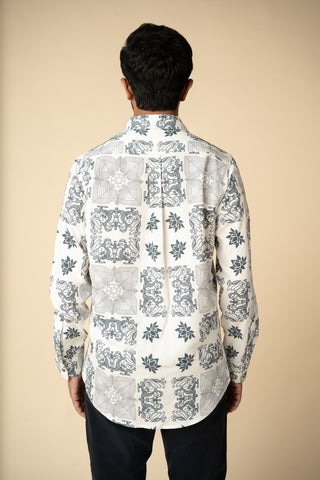 Heritage Azure Long Sleeve Shirt