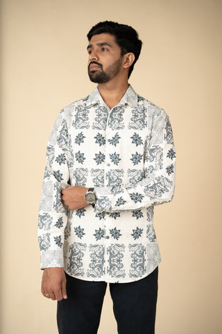 Heritage Azure Long Sleeve Shirt