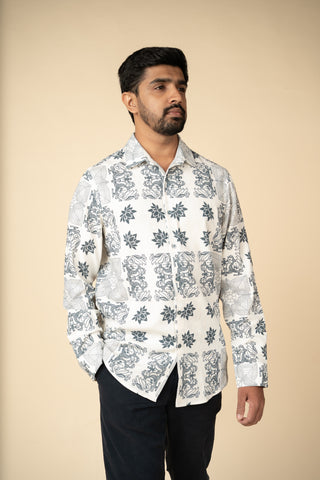 Heritage Azure Long Sleeve Shirt