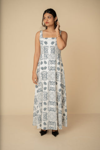 Sapphire Heritage Dress in Blue