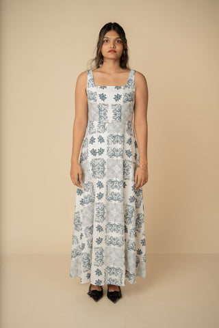 Sapphire Heritage Dress in Blue