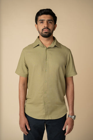 Olive Retreat Short Sleeve Shirt