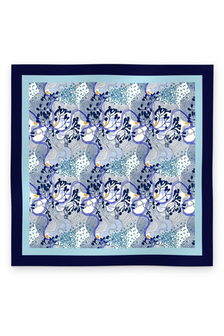 The Blue Undergrowth Scarf - In the Wild by Celeste Mendis