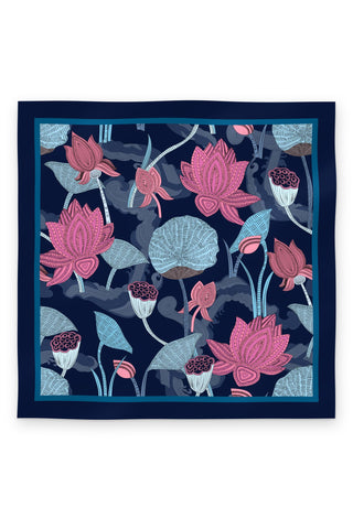 The Midnight Lotus Scarf - In the Wild by Celeste Mendis
