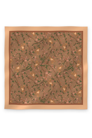 The Mocha Blossom Scarf - LĀGIRI by Celeste Mendis