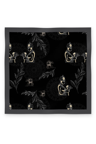The Noir Damsel Scarf - LĀGIRI by Celeste Mendis