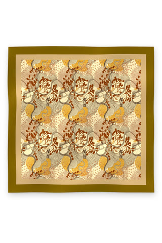 The Ochre Undergrowth Scarf - In the Wild by Celeste Mendis