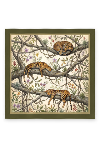 The Sleeping Leopards Scarf - In the Wild by Celeste Mendis