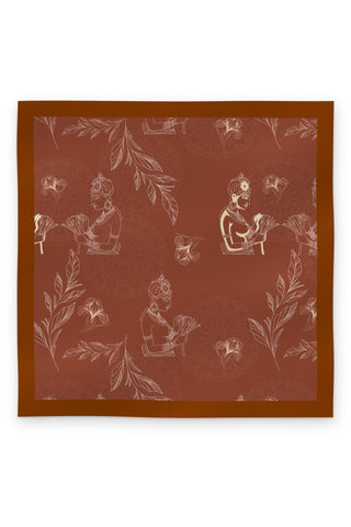 The Terracotta Damsel Scarf - LĀGIRI by Celeste Mendis